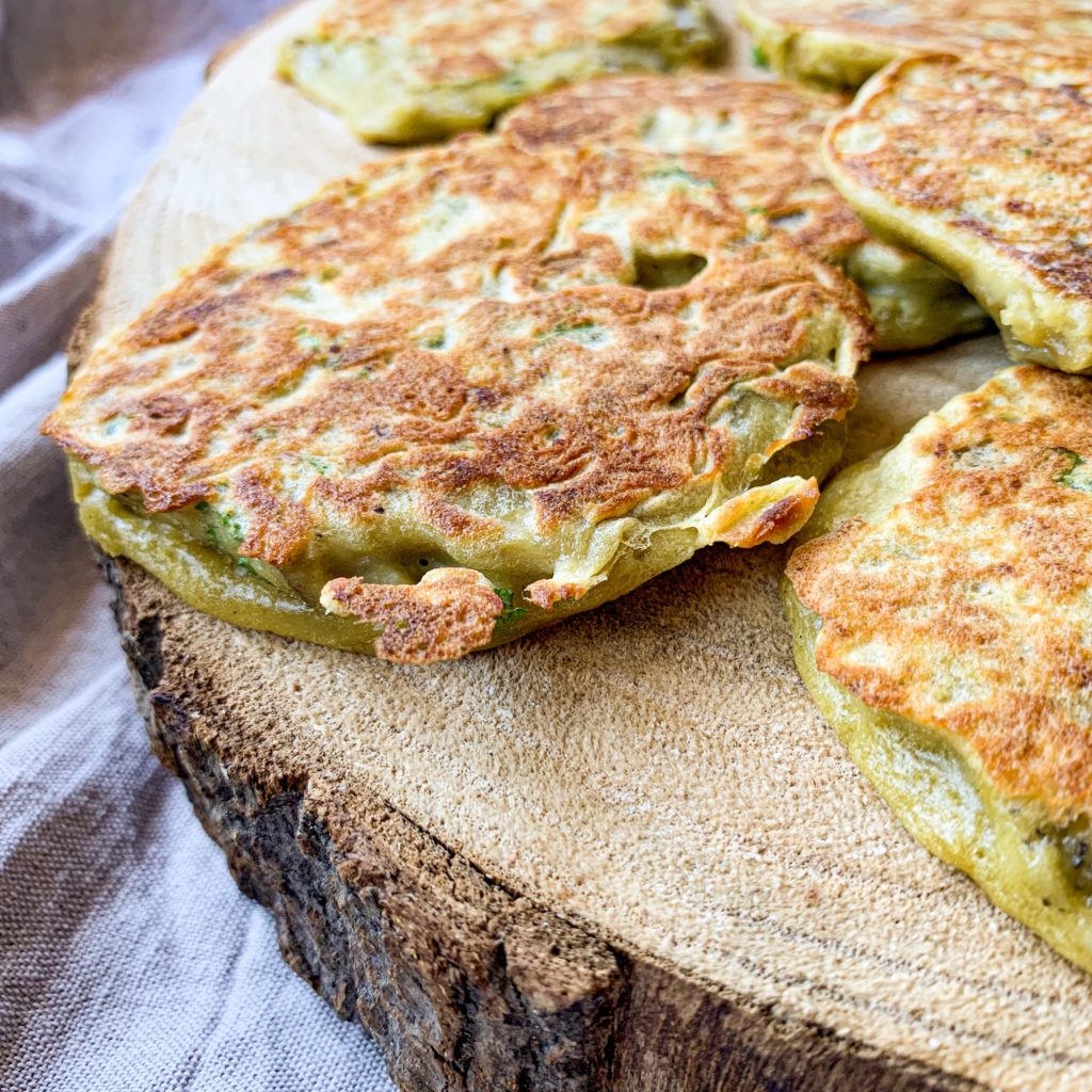 Pancakes d’aubergine